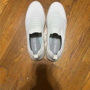 Lifestride BZees White Slip-On Sneakers